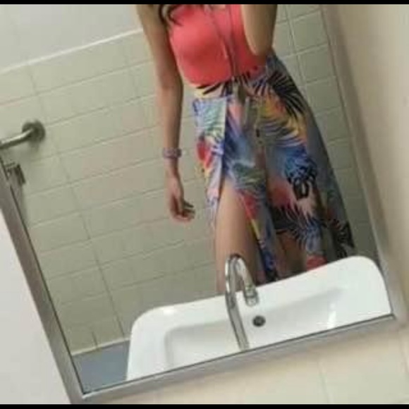 🌼2 for $100🌼 Palazzo front slit high rise pants - Picture 3 of 4